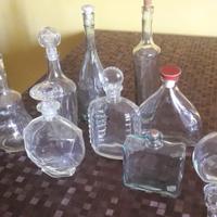 Bottiglie in vetro da collezione per alcolici