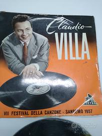 CLAUDIO VILLA- disco 33 giri -CETRA 1957 RARO