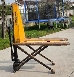 traspallet a bandiera 1100 kg alzata 80 cm