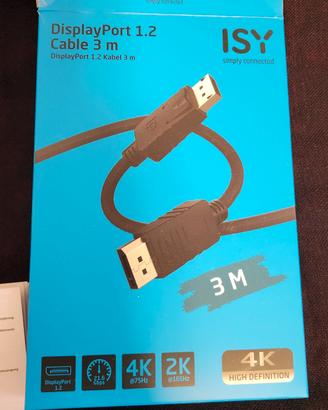 DisplayPort 1.2 cable 3 m