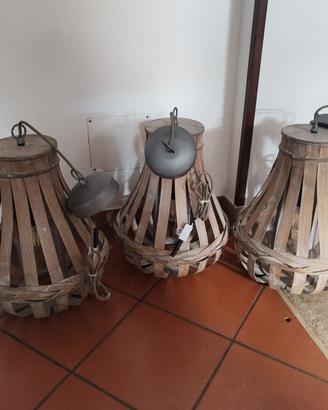 Lampade in legno