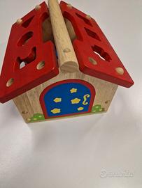 casetta incastri  legno 