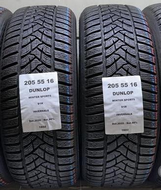 4 gomme 205 55 16 dunlop a1602