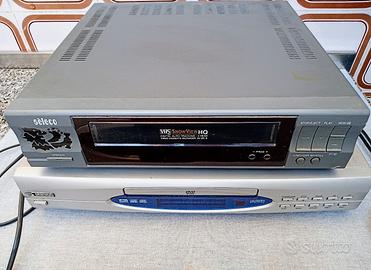 VIDEOREGISTRATORE VHS+ LETTORE DVD