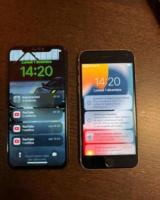 Iphone x  64Gb + iphone 7 128Gb