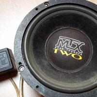 Subwoofer e x-over per auto Mtx Road Thunder two