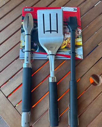 Utensili bbq weber grill