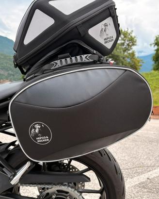 Borse laterali semirigide con supporti C-BOW