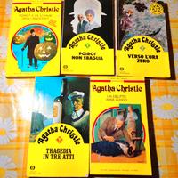 LOTTO 5 LIBRI AGATHA CHRISTIE