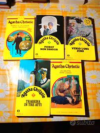 LOTTO 5 LIBRI AGATHA CHRISTIE