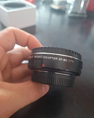 viltrox mount adattatore ef-m2 0.71x micro 4/3 ef