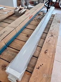 Plafoniere LED Gewiss stagna 120cm 40w NUOVE