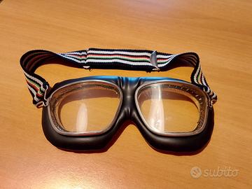 Occhiali vintage "BARUFFALDI" da moto/motociclista