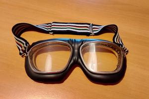 Occhiali vintage "BARUFFALDI" da moto/motociclista