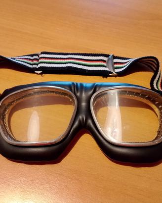Occhiali vintage "BARUFFALDI" da moto/motociclista