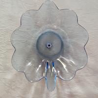 La Murrina Murano - Ciotola fiore in vetro azzurro