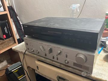 Amplificatore technics su v 505 lettore cd philips
