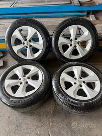 Cerchi e gomme nissan quashai juke da 17