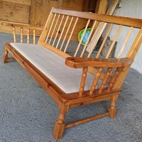 Divano in legno 3 posti