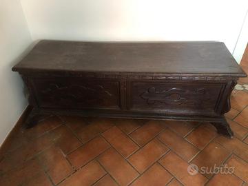 Cassapanca antica fine 800