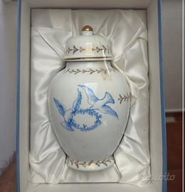 Vaso Bomboniera Nuovo in Ceramica Made in Italy