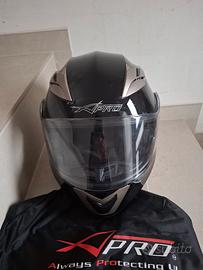 Casco modulare doppia visiera 