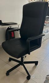 Sedia da ufficio nera