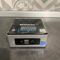 MINI PC ULTRA SLIM NUC INTEL RAM 8 GB con MONITOR