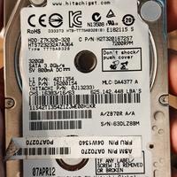 Hard disk Hitachi 320gb da 2.5"