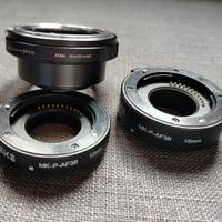 Adattatore Nikon G - M4/3 e tubi prolunga