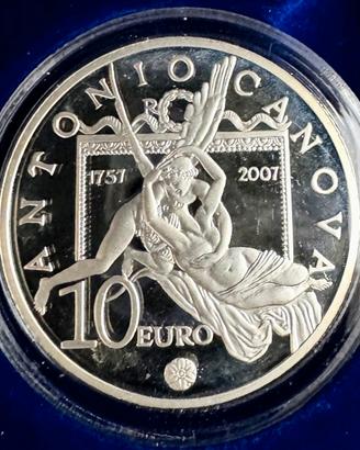 10€ - 2007 Anniversario Nascita di Antonio Canova 