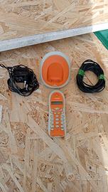 Telefono Cordless Brondi Arancione/Grigio con Base