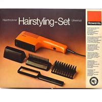Rowenta hair-styling set anni 70