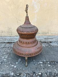 Antico Braciere in stile Arabesque vintage arabo