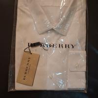 camicia Burberry da uomo bianca taglia 17-43