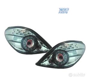 FANALI PEUGEOT 207 CC 06-12 LED FONDO CROMATO