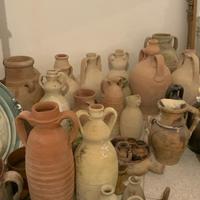 Lotto anfore e vasi in terracotta