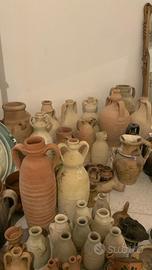 Lotto anfore e vasi in terracotta