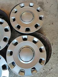 Cerchi in ferro Fiat 500 e copricerchi 14"