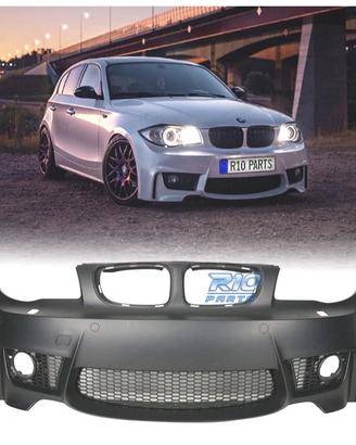 PARAURTI ANTERIORE BMW E87 E82 E81 E88 LOOK 1M PDC