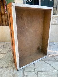 #Contenitore in legno artigianale 85x60x30