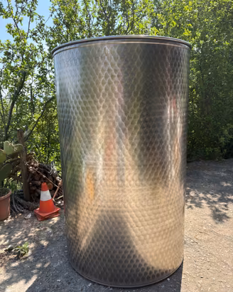 Cisterna  botte inox per alimenti olio acqua miele