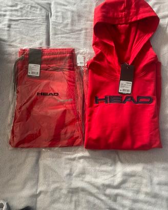 Tuta e felpa Head rossa taglia 176