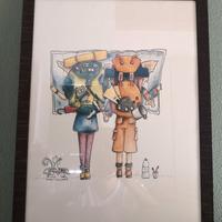 Disegno Mapu Lab con cornice su misura