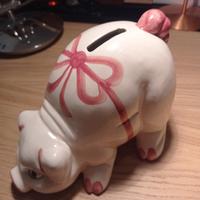 Salvadanaio maialino portafortuna 