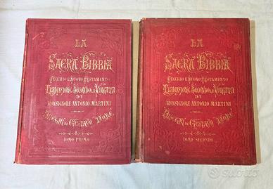 LA SACRA BIBBIA Gustave Doré Treves 1881/85 2 Vol 
