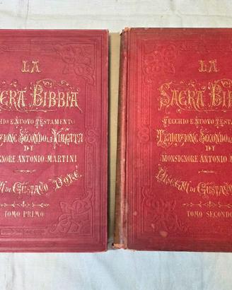 LA SACRA BIBBIA Gustave Doré Treves 1881/85 2 Vol 