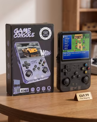 Console Retro R36S - 128GB (Doppio Analogico)
