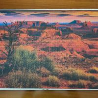 puzzle quadro monument Valley assemblato