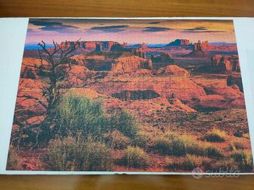 puzzle quadro monument Valley assemblato